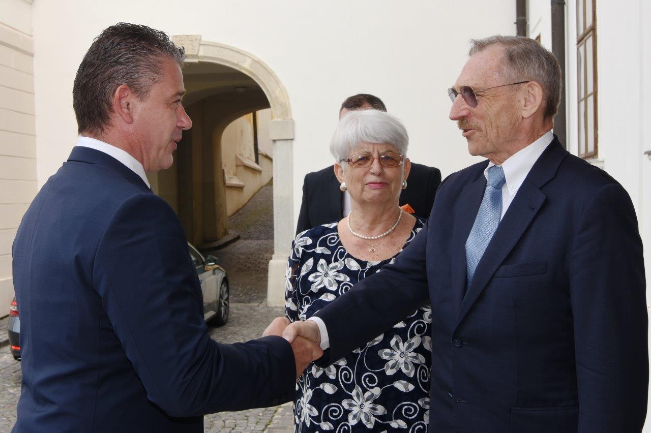 Zvítanie s maďarským ministrom vnútra Sándorom Pintérom